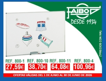 ​PIZARRAS BLANCAS de MELAMINA