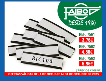 PORTAETIQUETAS MAGNÉTICO