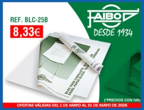 BLOC DE 25 HOJAS LISAS CON BOLSA INDIVIDUAL