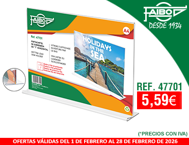 PORTCARTEL DE SOBREMESA EN 