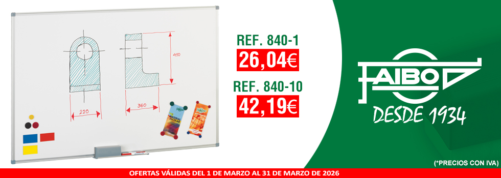 PIZARRAS BLANCAS METÁLICAS GARANTÍA 5 AÑOS