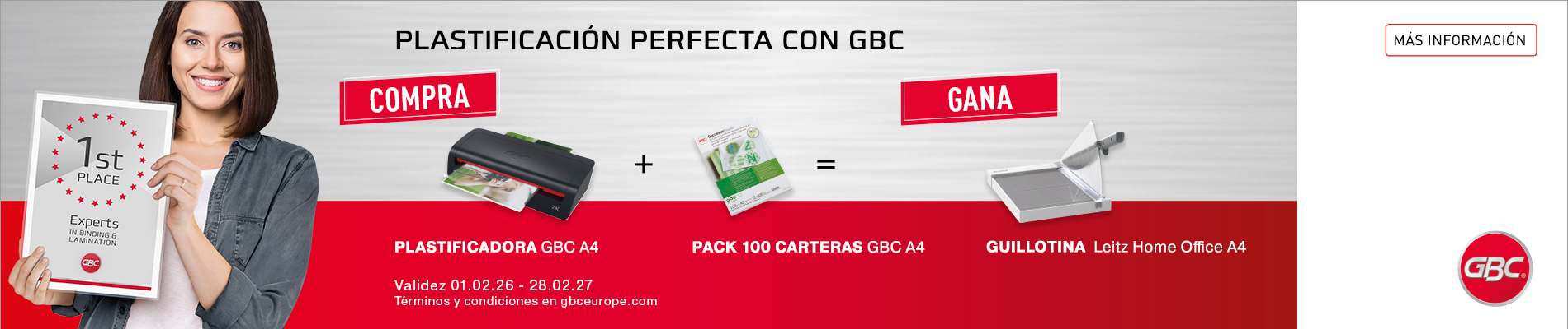 PLASTIFICACIÓN PERFECTA CON GBC A4