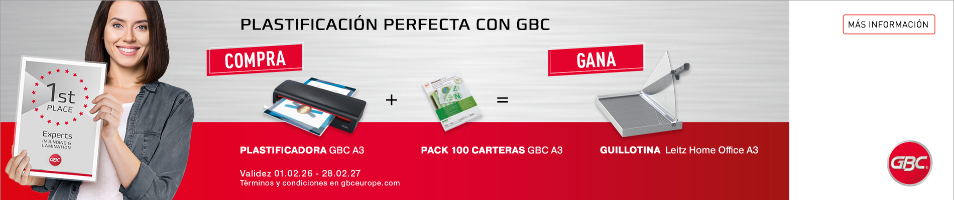 PLASTIFICACIÓN PERFECTA con GBC A3